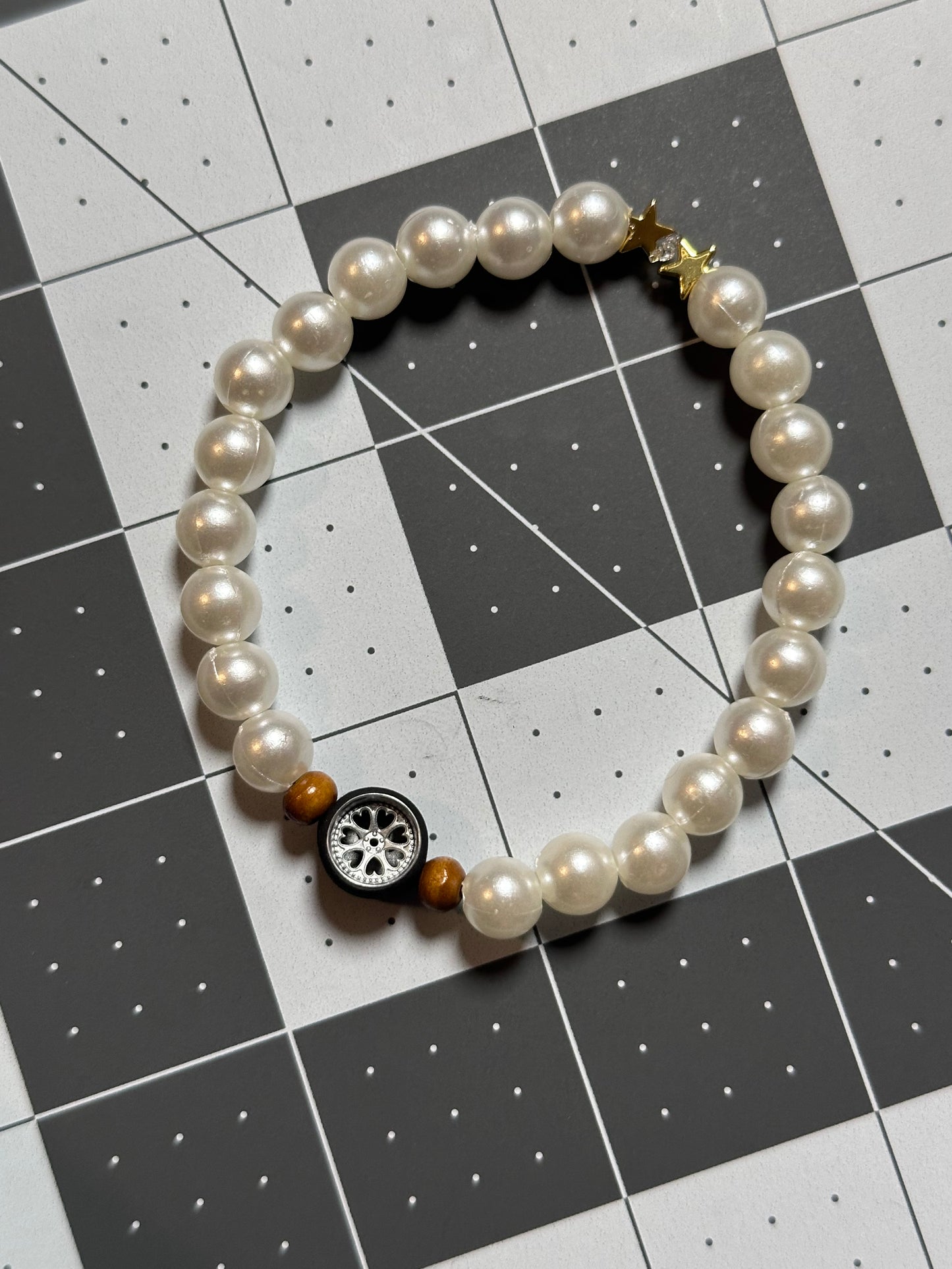 Silver Heart Wheels Bracelet!
