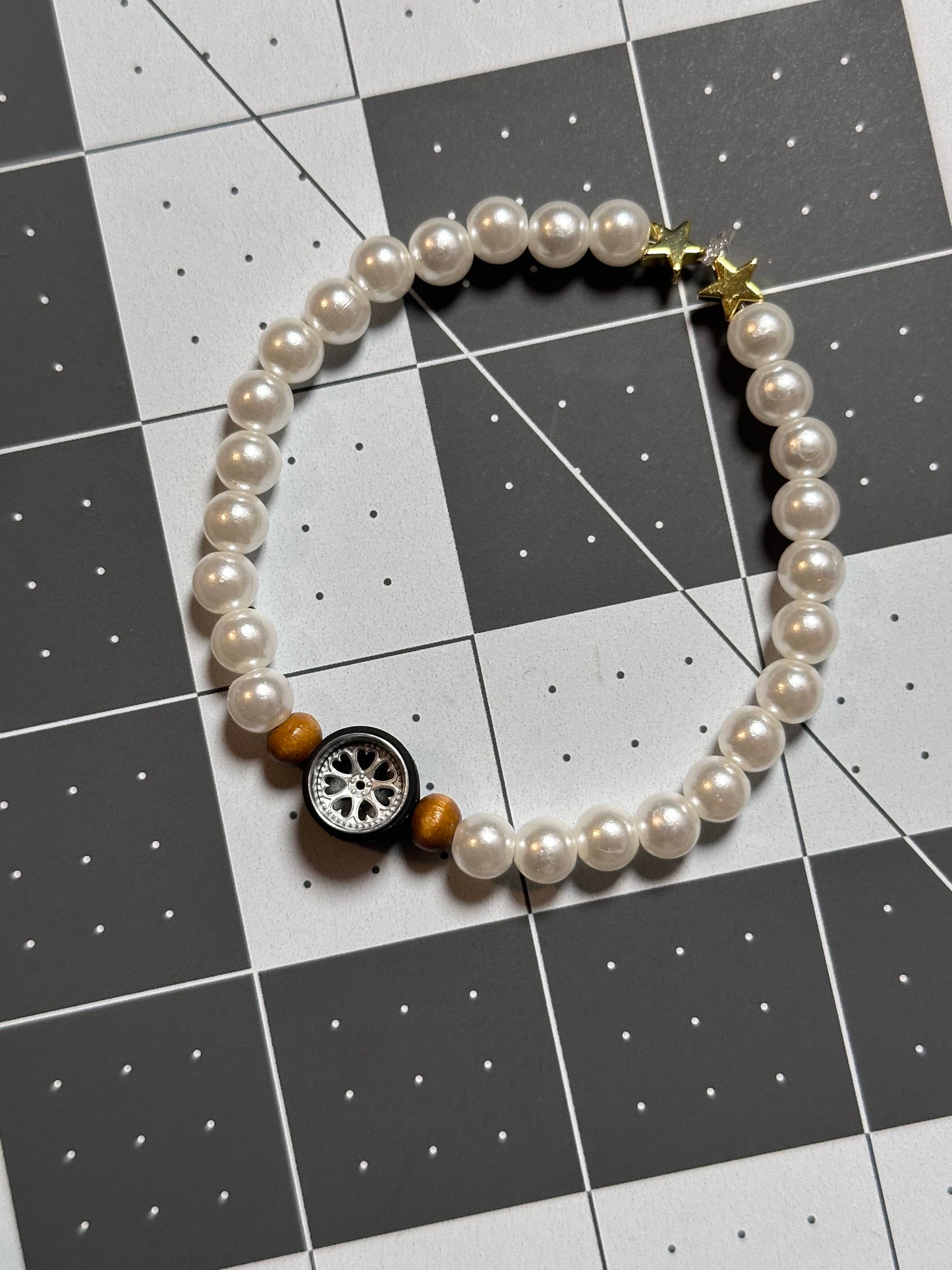 Silver Heart Wheels Bracelet!